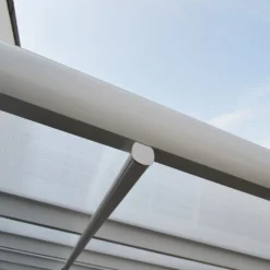 HOME DELUXE - Terrassenüberdachung 618 X 303 X 226 / 278 Cm Weiß Terrassendach Überdachung Carport -Deutschland Garten Zier Verkaufs-Shop 383cef86650a220c8ed03f278059e903