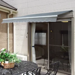 Outsunny Markise Alu-Markise Aluminium-Gelenkarm-Markise Sonnenschutz Balkon -Deutschland Garten Zier Verkaufs-Shop 38911887eb372c43b2124c67d2406b8f