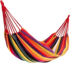 MODERN HOME Hängematte Doppelhängematte Für 1-2 Personen Outdoor Baumwolle Tragbar Garten Camping Hängematte Belastbarkeit 150kg Rainbow Geeignet Für Reise XXL GW-906 -Deutschland Garten Zier Verkaufs-Shop 38d8f8c03bf4b303fab450f0ff6eef4a