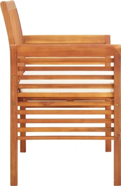 VidaXL 2-Sitzer Gartenbank Mit Kissen 120 Cm Massivholz Akazie -Deutschland Garten Zier Verkaufs-Shop 393635cc1703a2e653ee9b93d02e7e4c