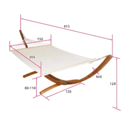 Tectake XXL Hängematte Thorsten Mit Holzgestell Für 2 Personen - Weiß -Deutschland Garten Zier Verkaufs-Shop 3a62e91bede9ec23d1dea2b0f381e47c