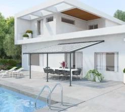 Palram - Canopia Terrassenüberdachung Sierra Grau 299x555x305 Cm -Deutschland Garten Zier Verkaufs-Shop 3a9189fff502bb088320b85914091978