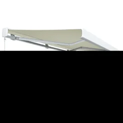 VidaXL Manuelle Kassetten-Markise 400x300 Cm Creme -Deutschland Garten Zier Verkaufs-Shop 3abf602d7f661f4a78298446516bdde3