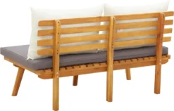 VidaXL Gartenbank Mit Kissen 115 Cm Massivholz Akazie -Deutschland Garten Zier Verkaufs-Shop 3acd322099659c31a1afb50f1e31450d