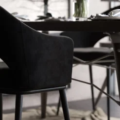 2er-Set DIANA | Hotelstuhl | Samt | Schwarz | Samt Stuhl, Hotel Stühle, Restaurant Stühle -Deutschland Garten Zier Verkaufs-Shop 3b2b095abed4db0d419bae2db99a4772