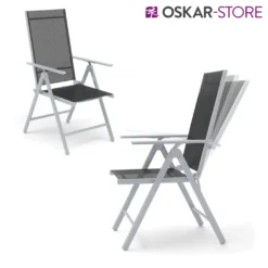 Alu Gartenstuhl 2er Set 107 X 57 X 62 Cm Aluminium -Deutschland Garten Zier Verkaufs-Shop 3be5749000665936600632236fd50a42