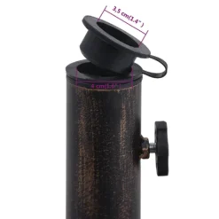VidaXL Sonnenschirmständer Bronze 12 Kg 48 Cm Gusseisen -Deutschland Garten Zier Verkaufs-Shop 3c1064ef456d4dd48089d0533aafd152