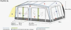 Westfield Pluto XL 11 - Umlaufmaß 1051-1085 Cm - Luftzelt Für Wohnwagen Modell 2022 -Deutschland Garten Zier Verkaufs-Shop 3c3ca9b9b9a2f119a3632c3edf191177
