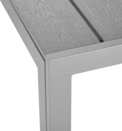 Tectake Aluminium Gartentisch Bianca Höhenverstellbare Füße 150x90x74,5cm - Silber/grau -Deutschland Garten Zier Verkaufs-Shop 3cb05b47ce01220d49a8a124a850754e