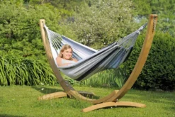 Amazonas Hängematte Und Gestell Apollo Set Marine 210 X 140 Cm; Bunt, AZ-6010120 -Deutschland Garten Zier Verkaufs-Shop 3cb9f6ad73e0d7f9215b95495fc99432