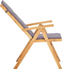 VidaXL Verstellbare Gartenstühle 2 Stk. Braun Massivholz Akazie -Deutschland Garten Zier Verkaufs-Shop 3d3618272d71040125c4d5b67caf8229