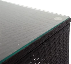 Poly-Rattan Garnitur HWC-F57, Balkon-/Garten-/Lounge-Set Sofa Sitzgruppe Braun, Kissen Dunkelgrau Ohne Deko-Kissen -Deutschland Garten Zier Verkaufs-Shop 3d6ed0ef102526995d872a46875f7c8e