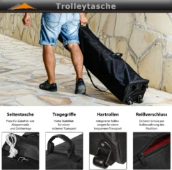 INSTENT® Pavillon Faltpavillon 3x3m ALU WASSERDICHT PRO Garten Partyzelt Faltbar -Deutschland Garten Zier Verkaufs-Shop 3d7002bb80a1cee69ea203553ef2ea58