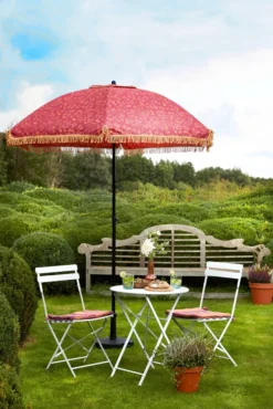 In The Mood Collection Sonnenschirm Berries - H238 X Ø220 Cm - Rosa -Deutschland Garten Zier Verkaufs-Shop 3dcd7ea6058c72d599de686d89cea297