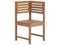Eckmodul Für Eckbank Hellbraun Akazienholz Eckstuhl Ecksessel Landhausstil Outdoor Garten Terrassse Ausstattung Möbel