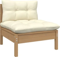 VidaXL 5-tlg. Garten-Lounge-Set Mit Kissen Honigbraun Kiefernholz -Deutschland Garten Zier Verkaufs-Shop 3fd6e3858fd73dedae63795c0353e38b