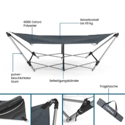 Hoberg Klappbare Hängematte -Deutschland Garten Zier Verkaufs-Shop 411e11e310f2813895eddad6b6fa2a3f
