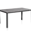 Kettler Cubic Kettalit Gartentisch 160 X 90 Cm Anthrazit / Schiefer Anthrazit