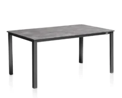 Kettler Cubic Kettalit Gartentisch 160 X 90 Cm Anthrazit / Schiefer Anthrazit