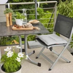 Tesoro Gartenstuhl, Klappbar, Silber -Deutschland Garten Zier Verkaufs-Shop 42aedba95c4098315f4ea6d09f14f299