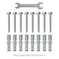 Seitenmarkise 200 X 300 Cm Ausziehbar Und Blickdicht | Moderner Sichtschutz - Windschutz - Sonnenschutz - Seitenrollo Für Terrasse, Balkon Und Garten, Dunkelgrau -Deutschland Garten Zier Verkaufs-Shop 442b150675742ee3a7c8c8f76d64f44d