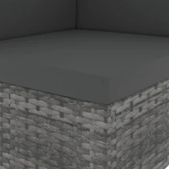 VidaXL Modulares 2-Sitzer-Sofa Poly Rattan Grau -Deutschland Garten Zier Verkaufs-Shop 442ca69daf9b1941ea0b7271e558bd21