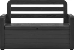 VidaXL Gartenbank Mit Stauraum 132,5 Cm Kunststoff Anthrazit -Deutschland Garten Zier Verkaufs-Shop 44c6fb17b9924ea19f0781b39aa86bc2