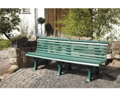 BLOME Sitzbank Borkum – Gartenbank Für Garten, Balkon, Terrasse, Parkbank In Moosgrün, 4-Sitzer, Germany -Deutschland Garten Zier Verkaufs-Shop 45880ac63ddfb2384b42dcc1e7c1feaa