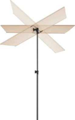 Pro-Tec Balkonblende Carsoli 180 X 130 Cm Gartenschirm 360° Drehbar Sonnenschirm UV 50+ Wasserfest Balkonschirm Rechteckig Sandfarben -Deutschland Garten Zier Verkaufs-Shop 47635e3aa821ab568925131af188ee0f