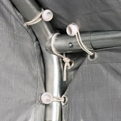 Garten Party Pavillon, Wasserdichtes Outdoor-Partyzelt Mit Seitenwänden, Faltbares Bierzelt Mit PE-Dachplane, Faltpavillon Für Garten Und Camping – 3 X 6 M, Grau -Deutschland Garten Zier Verkaufs-Shop 478577767e87291e6b6c172911a58c28