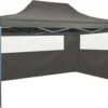VidaXL Faltzelt Mit 3 Wänden 3 X 4,5 M Anthrazit