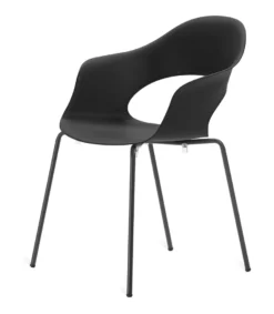 Stapelsessel Luna Anthrazit/anthrazit