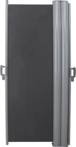 SONGMICS Doppelseitenmarkise, 1,8 X 6 M (H X L), Ausziehbare Seitenmarkise, Sichtschutz, Sonnenschutz, Seitenrollo, Für Balkon, Terrasse Und Garten, Rauchgrau GSA360G -Deutschland Garten Zier Verkaufs-Shop 492360bb804701fcf43e337853cb5d3b