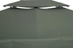 Outsunny Ersatzdach Pavillondach Für Metallpavillon Gartenpavillon Partyzelt Gartenzelt Polyester 3x4m Dunkelgrau -Deutschland Garten Zier Verkaufs-Shop 4bc15f5aae776d1f0943b896a2bdc01d