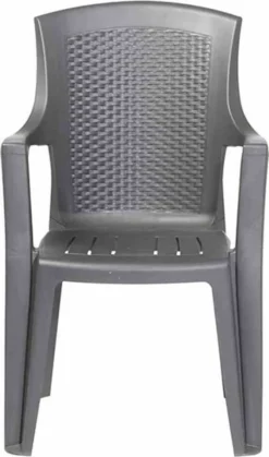 PROGARDEN Eden SET 4x Stapelsessel Anthrazit Kunststoff M73551 -Deutschland Garten Zier Verkaufs-Shop 4c578fd81a94304a454a9bb6d6ff12b5