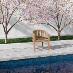 KMH® TEAK Sessel *Banana* (#102138) -Deutschland Garten Zier Verkaufs-Shop 4ca15ba5160d7d1ccee2cb0ac90a5977