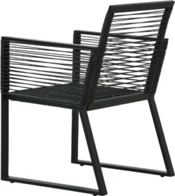 VidaXL Gartenstühle 2 Stk. Schwarz PVC Rattan -Deutschland Garten Zier Verkaufs-Shop 4d7b963f01af30b87409bae83e740004