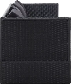 VidaXL Garten-Sofabett Mit Kissen Poly Rattan Schwarz -Deutschland Garten Zier Verkaufs-Shop 4e187fe7d6728fcec7cedcd19a132654