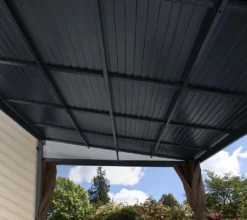 Sojag Aluminium Terrassenüberdachung Portland 10x16 Grau 288x488x240 Cm -Deutschland Garten Zier Verkaufs-Shop 4e382bf083ecac028d0314b403065751