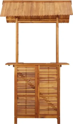 VidaXL Outdoor-Bartisch Mit Dach 122×106×217 Cm Akazie Massivholz -Deutschland Garten Zier Verkaufs-Shop 4ec82a529bd83b1f6726278cc455f162