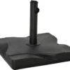 Outsunny Sonnenschirmständer 20 Kg Schirmständer Für Sonnenschirm Schirmstangen 30-38 Mm Sonnenschirmfuß Für Garten Terrasse Balkon Zement 41,5 X 41,5 Schwarz