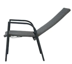 Ploß Gorgona Stapelsessel, Grau, Alu/Polyrattan, 58x72x111 Cm, Verstellbare Rückenlehne, Stapelbar -Deutschland Garten Zier Verkaufs-Shop 50ae29bb0986a66c57603264be0a6b04