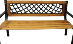 Linder Exclusiv Gartenbank 2-Sitzer Parkbank Bis 140 Kg Mit Rückenlehnen Gartenmöbel Holzbank MC4354 118x52x74 Cm -Deutschland Garten Zier Verkaufs-Shop 50defe3ac4bfab9f0314ba5a202f6591