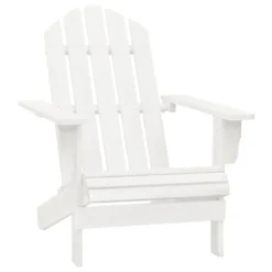 VidaXL Adirondack-Gartenstuhl Mit Tisch Massivholz Tanne Weiß -Deutschland Garten Zier Verkaufs-Shop 5151eb26d1c9e352e3411de99eb46492
