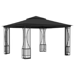 VidaXL Pavillon Mit Netz 300x300x265 Cm Anthrazit -Deutschland Garten Zier Verkaufs-Shop 5161b30ab559c07241f5cbd83b8e0729