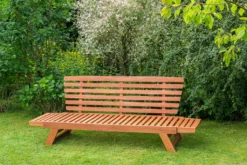 Merxx Gartenbank Mit Sitzkissen Akazie Natur, Rot, Creme 63 Cm X 202 Cm X 77 Cm -Deutschland Garten Zier Verkaufs-Shop 520cbb25f469c03781a718df9ec782de