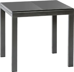 Merxx Semi-Balkonausziehtisch 80/120 X 70 Cm - Aluminiumgestell Graphit -Deutschland Garten Zier Verkaufs-Shop 5385363f3445f043b0b4afb9c19886aa