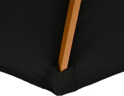 Outsunny Sonnenschirm Holz 300 Cm Holzschirm Gartenschirm Balkonschirm Bambus Schwarz -Deutschland Garten Zier Verkaufs-Shop 53d7e39577dacef3cb8d7209a09acb45