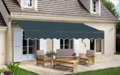 TrendLine Gelenkarm-Markise 4 X 2,5 M Dark Grey