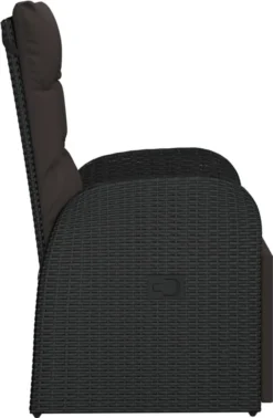 VidaXL Gartensessel Mit Kissen 2 Stk. Verstellbar Schwarz Poly Rattan -Deutschland Garten Zier Verkaufs-Shop 5469e90366804b11cf66d809ea15cacc